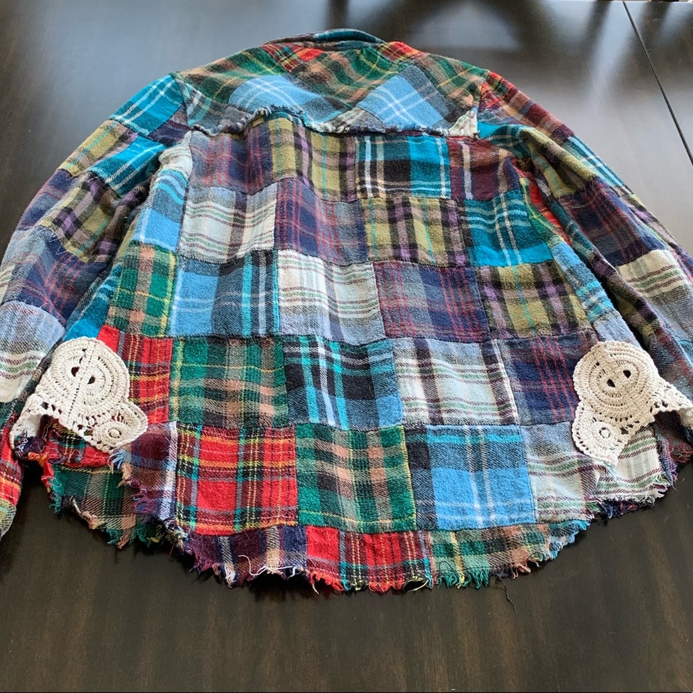Free People Lost in Plaid Flannel (M) - Picture 5 of 8